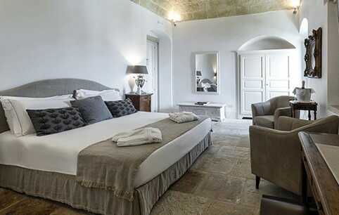 Quartos do Palazzo Ducale Venturi Luxury Hotel